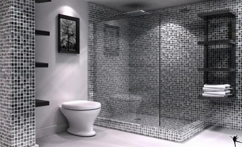 gạch mosaic ốp phòng tắm